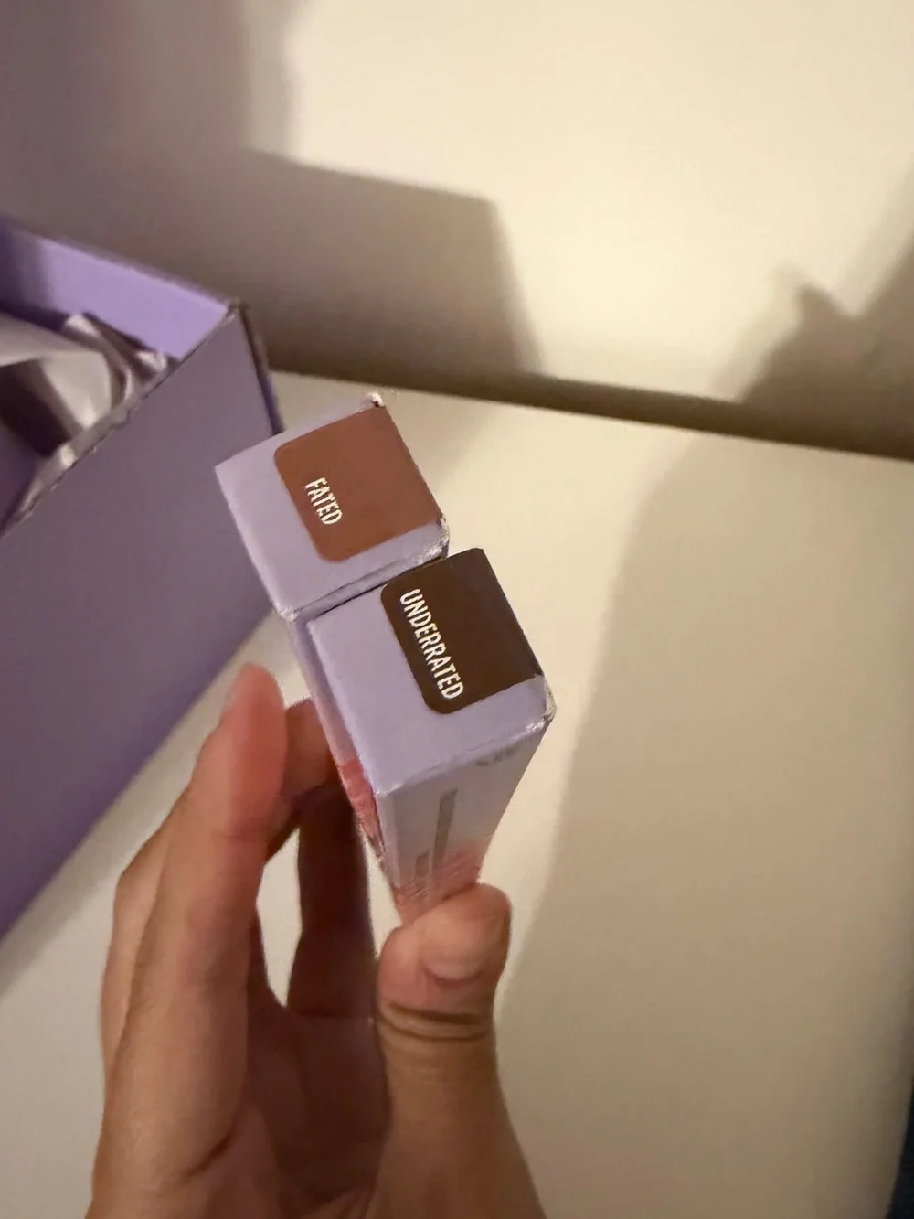 Urban Decay Lip Toy & Midnight Collection Set — Lavender Pink Packaging